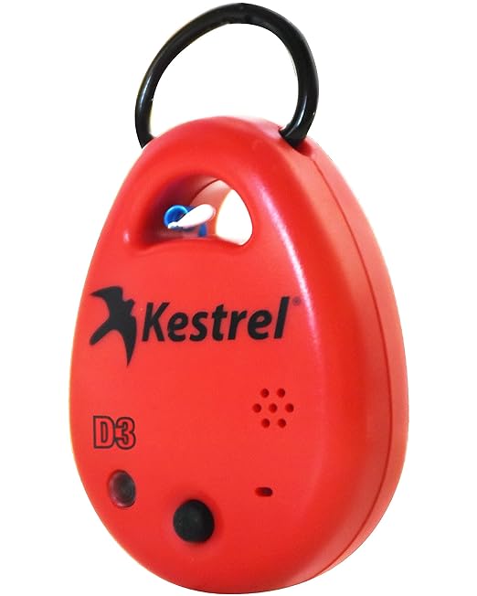 Kestrel Drop D3 Wireless Temperature, Humidity and Pressure Data Logger, Red - Image 3