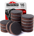 Non Slip Furniture Pads 16 pcs 1" X-Protector - Premium Furniture Grippers! Self-Adhesive Rubber Feet Furniture Feet - Ideal Non Skid Furniture Pad Floor Protectors - Keep Furniture in Place! by X-Protector