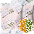 [6 Packs] 50g Desiccant Packs, Indicating Silica Gel Packets, Rechargeable Desiccant Packs, Desiccant Moisture Absorber for Storage by Wisesorb