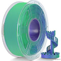 TECBEARS Dual Color PLA Filament 1.75mm, Matte PLA 3D Printer Filament, Dimensional Accuracy +/- 0.02 mm, 1KG Spool(2.2 lbs),PLA Matte Filament (Purple Green) by TECBEARS