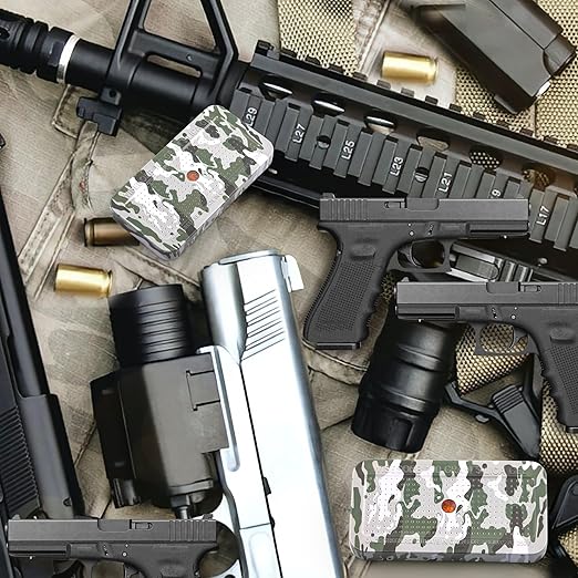 100 Gram Camouflage Gun Safe Dehumidifier Silica Gel Canister Rechargeable Dehumidifier Desiccant Reusable Indicating Desiccant Moisture Absorber with Visible Window [6PACK] - Image 6