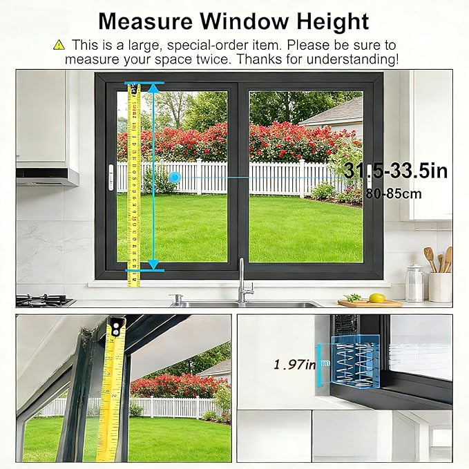 Vertical Window Exhaust Fan for Sliding Windows-Easy Tool-Free Installation, Adjustable Speed with Reversible Airflow, Slim Design for Bedroom Kitchen Office, Alternative to AC Fan and Household Fans - Image 3