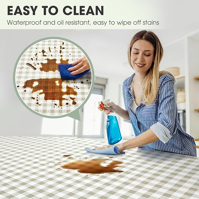 Drawer and Shelf Liner, Non-Slip Kitchen Cabinet Liners Non-Adhesive Thick Strong Grip Waterproof Washable Mats Protect Dresser Shelves Cupboard Bathroom Cabinets, Yellow Plaid, 18 in X 30 FT - Image 3