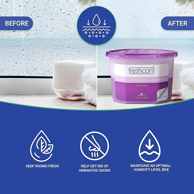 Moisture Absorber Bundle, Room and Closet Freshener, Moisture and Odor Absorber for Home, Rooms, Basement, Garage, Prevent Musty Odor, Control Moisture, Pack of 3, Rose, Lavender & Charcoal - Image 5