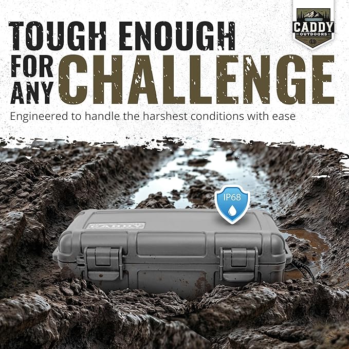 Waterproof Storage Case 1.2 L Capacity – Heavy-Duty Gear Box with Foam, Carabiner & Lanyard – Crushproof, Airtight Outdoor Container for Camping, Hiking, Fishing - Image 7