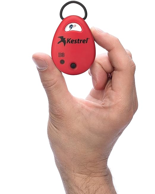 Kestrel Drop D3 Wireless Temperature, Humidity and Pressure Data Logger, Red - Image 4