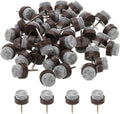 PATIKIL 14 mm Nail-on Felt Pads, 72 Pcs Round Felt Furniture Sliders Pads Heavy Duty Floor Protectors for Wooden Chair Sofa Cabinet Table Leg Feet Hardwood Floors, Brown by PATIKIL