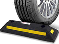 Pyle Curb Garage Vehicle Floor Stopper for Parking Safety 1PC Heavy Duty Rubber Parking Lot Driveway Stopper, For Car Vans Trucks Tire Wheel Guide Block Protect Bumper- Pyle PCRSTP11 by PyleUSA