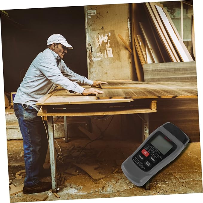 Angoily 3pcs Moisture for House Wood Moisture Tool Plant Humidity Monitor Indoor Humidity Battery Design Grey - Image 5