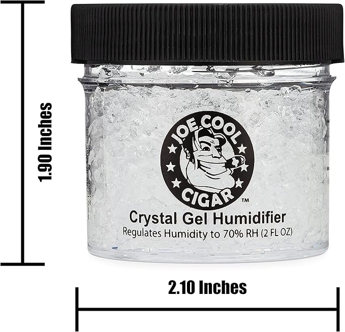 Crystal Gel Humidifier for Cigar Humidors (2 oz Jar) - Image 2