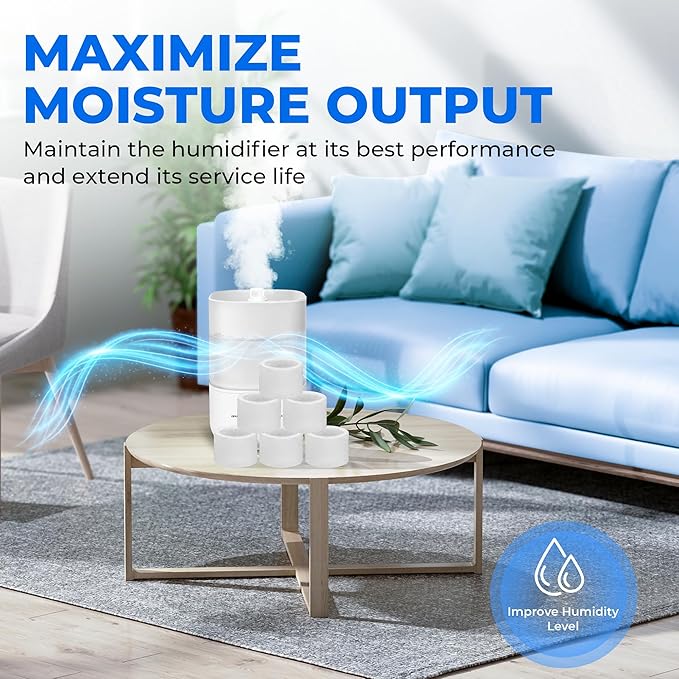 30-Pack Top Fill Humidifier Replacement Filters for LEVOIT Classic160, Dual150, Dual200S, Classic300(S), LV600S, OasisMist 450S, Superior6000S Series Humidifiers by Funmit - Image 6