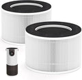 Leemone AP-H400 Replacement Filter Compatible with Homedics AP-H400 2-in-1 Cool Mist Humidifier & Air purifi-er, High-Efficiency Air Purification, 2 Pack by Leemone