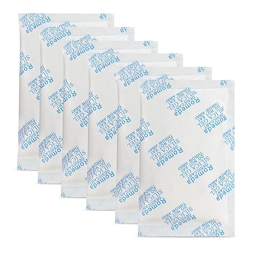200 Pcs 5 Gram Silica Gel Packs, Transparent Desiccant, Desiccant Packets for Storage, Moisture Packs for Spices Jewelry Shoes Boxes Electronics Storage by Romeda