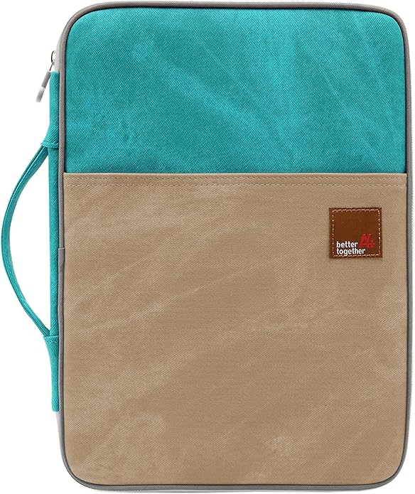 Document A4 Bag Case Waterproof Organizer Portfolio Office Travel Zipper Multi-Function Pouch by El-fmly