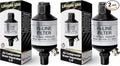 LE LEMATEC Air Compressor Water Separator - 1/4 NPT Inline Moisture Trap, Air Dryer for Pneumatic Tools, HVLP Spray Paint Gun & Airbrush with Easy Drain Valve, AI303 (Pack of 2) by LELEMATEC