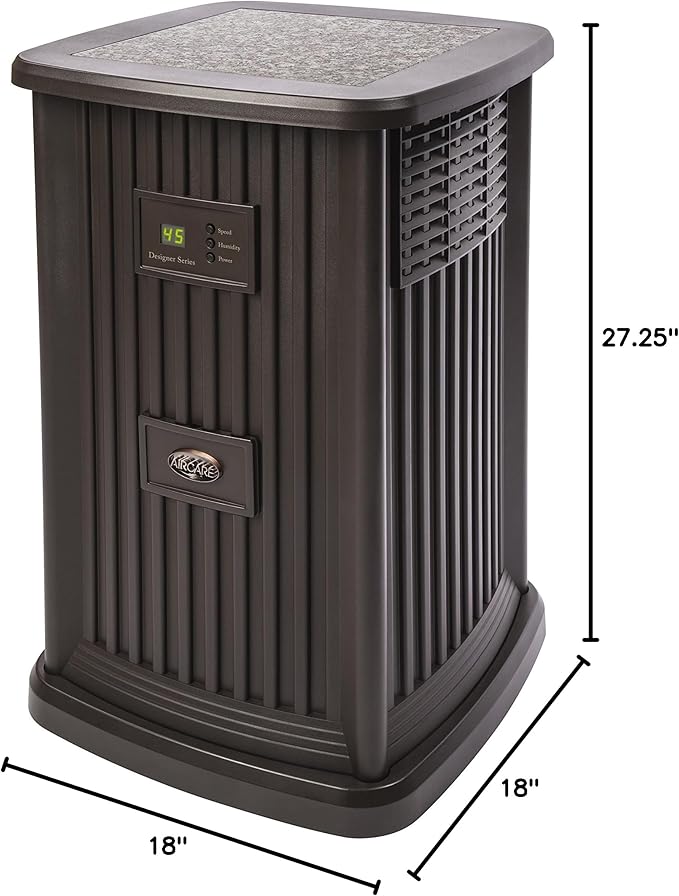 AIRCARE Digital Whole-House Pedestal-Style Evaporative Humidifier (Espresso) - Image 8