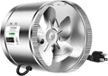 VIVOSUN 8 Inch Inline Duct Fan 420 CFM, HVAC Exhaust Ventilation Fan with Low Noise for Basements, Bathrooms, Kitchens and Attics, Silver by VIVOSUN