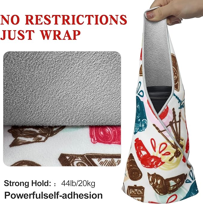 15 in Camera Wrap with Pouch,Lens Protective Wrap,Anti-scratch Anti-dust, Flexible Wrapper Camera Travel Accessories for DSLR Mirrorless Camera Lens(Camera) - Image 5