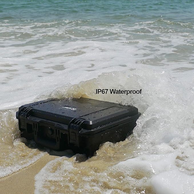 Lykus HC-3810 Waterproof Hard Case with Customizable Foam Insert, Interior Size 14.96x11.02x5.3 in, Suitable for camera,lens,drone,mic,flashlight,telescope,action cam,electronics,tools,and more - Image 6