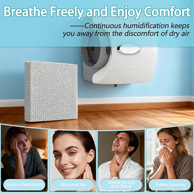10 Water Panel Humidifier Replacement Pad Filter Compatible with AprilAire Whole-House Humidifier Models 110, 220, 500, 500A, 500M, 550, 550A, 558, Compatible with Honeywell HC22P Humidifier (3 Pack) - Image 5