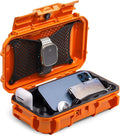 Evergreen 56 Dry Box - EDC Tough Protective Case USA Made for Organization of Cameras, Phones, Camping, Fishing, Hiking, Water Sports (Orange) by EvergreenCases