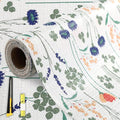 FINNEZ Shelf and Drawer Liner 12in x 10FT with Cutting Tool, Non Slip Non Adhesive Drawer Liners for Kitchen Cabinets, Waterproof Floral Cabinet Liner for Shelves, Refrigerator by FINNEZ