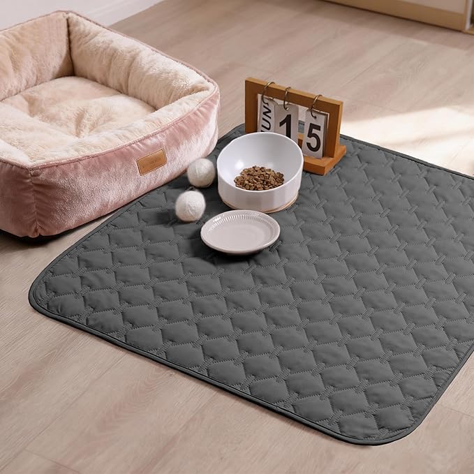 gogobunny 100% Double-Sided Waterproof Dog Bed Cover Pet Blanket Sofa Couch Furniture Protector for Puppy Large Dog Cat, Reversible (30x30 Inch (Pack of 1), Dark Grey/Light Grey) - Image 7