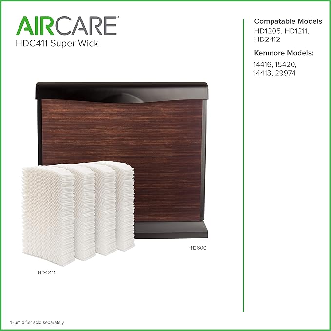 AIRCARE HDC411 Replacement Wicking Humidifier Filter, 4-Pack (2) - Image 4