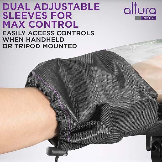 Altura Photo Professional Waterproof Camera Rain Cover for Canon Nikon Sony DSLR & Mirrorless Cameras and Lenses, Photography Camera Accessories - Image 5