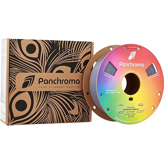 Polymaker Panchroma Purple Color Changing PLA, 1.75mm, 1KG, Glitter Starlight Nebula 3D Printer Filament, Hides Layer Lines, Easy to Print, Tangle Free, AMS Compatible, Works with Most FDM Printers - Image 9