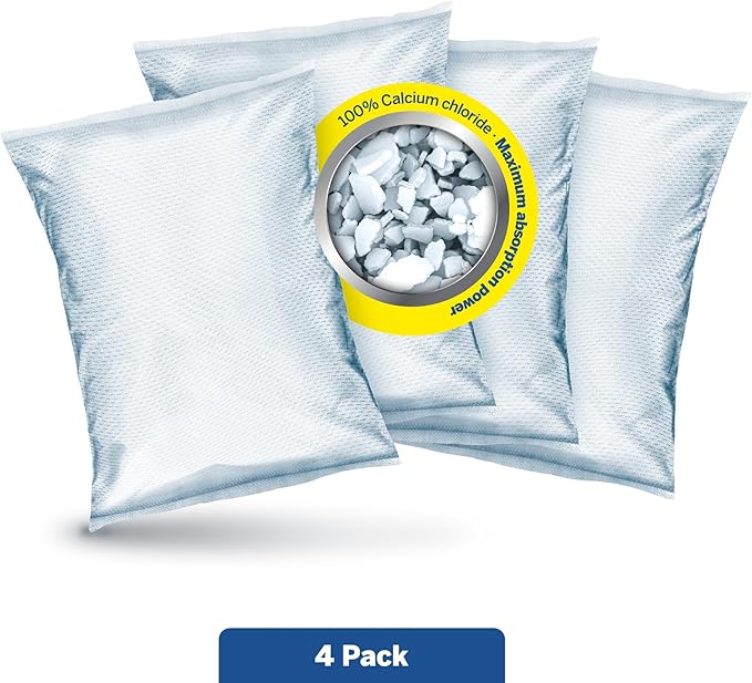 HUMYDRY Moisture Absorber Refills for 15.9 Oz Dehumidifier Device, Pack of 4 Unscented Humidity Absorber Bags, Non Electric Humidity Absorber For Home Closets Bathrooms RVs and Medium Enclosed Spaces - Image 2
