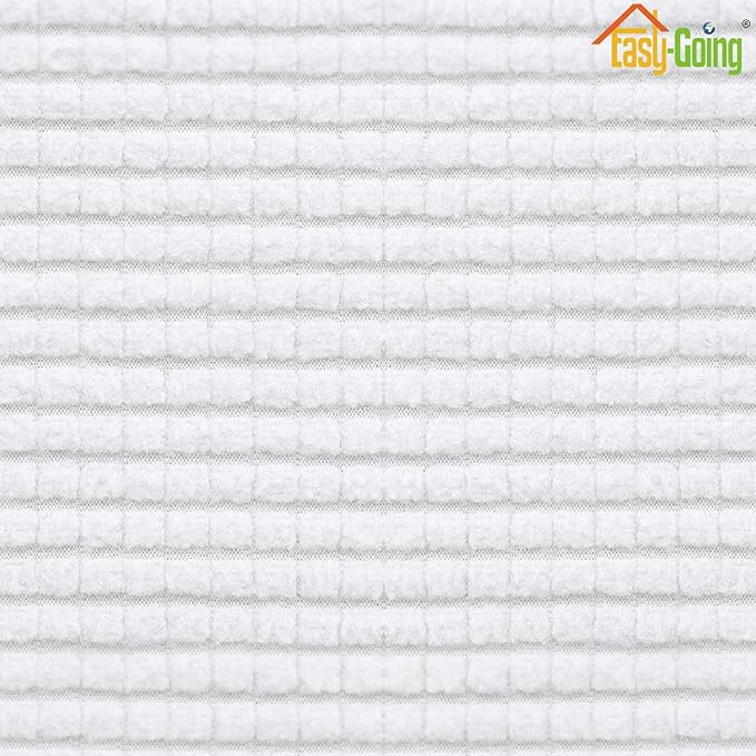 Easy-Going Stretch Cushion CoverSofa Cushion Furniture Protector Sofa Seat Sofa slipcover Sofa Cover Soft Flexibility with Elastic Bottom(Oversized Sofa Cushion,Snow White) - Image 5