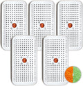 40 Gram Pack of 5 Silica Gel Canister, Gun Safe Dehumidifiers (Orange to Green), Reusable Desiccant Moisture Absorber for Car, Closet by Wisesorb