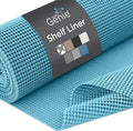 HOME GENIE Shelf Drawer and Cabinet Liner, Durable with Strong Grip, 12 in x 20 FT, Non Adhesive Liners Protect Kitchen Cabinets and Cupboard, Pantry, Bathroom Drawers and Shelves, Desks, Teal by HomeGenie