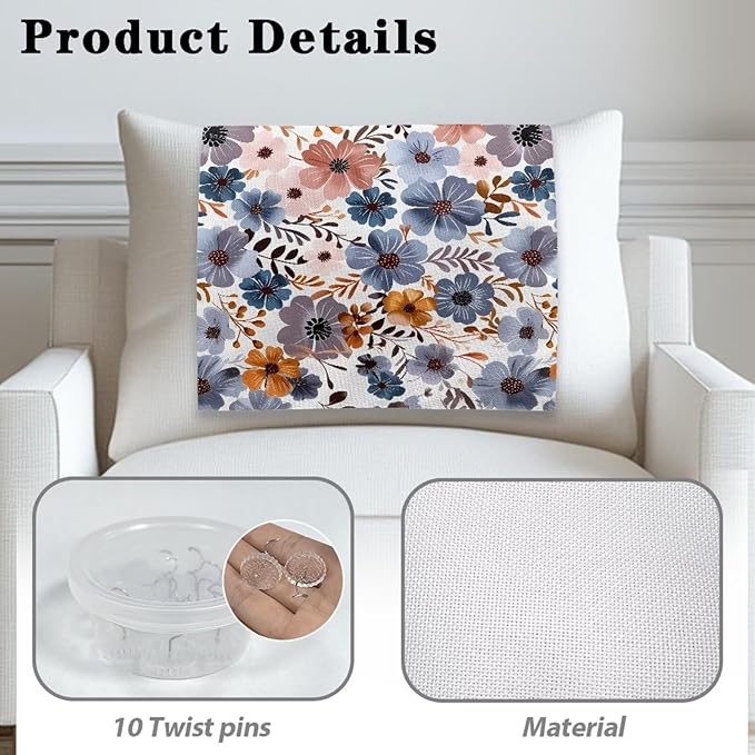 Flower Headrest Covers for Recliner Sofa Stain Resistant Couch Protector Anti-Slip Recliner Covers for Large Recliner Pet Scratch Resistant Cover for Loveseats Nice Recliner Accessories - Image 5
