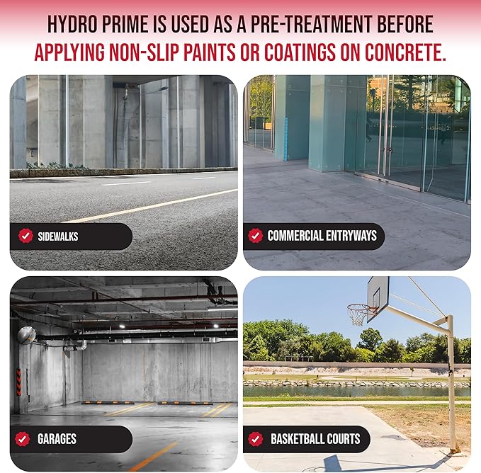 Hydro Prime - Moisture Barrier and Penetrating Sealer for Concrete & Masonry Floors - Primer for Long-Lasting Paint & Coating Protection (5 Gallon) - Image 5