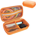 Case Compatible with 3Doodler Start+ Essentials for 3D Pen Set for Kids, Carrying Holder Fit for Printing Pens, Storage Organizer for Printing Filament Refill, Micro-USB Charger (3D-04A-Orange) by TATAVR
