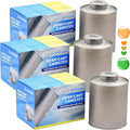 750 Grams 3 Pack Gun Safe Dehumidifier, Reusable Canister Desiccant Dehumidifier, Rechargeable 1.65 Lbs Indicating Silica Gel Orange To Green, Pack of 3 by Wisesorb