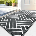 OLANLY Indoor Door Mat, 32x20 Inch, Dirt Resistant and Absorbent, Non-Slip Rubber Backing Floor Mats, Easy Clean Low-Profile Doormat for Entryway, Front Door, and Inside Entrance, Charcoal by OLANLY