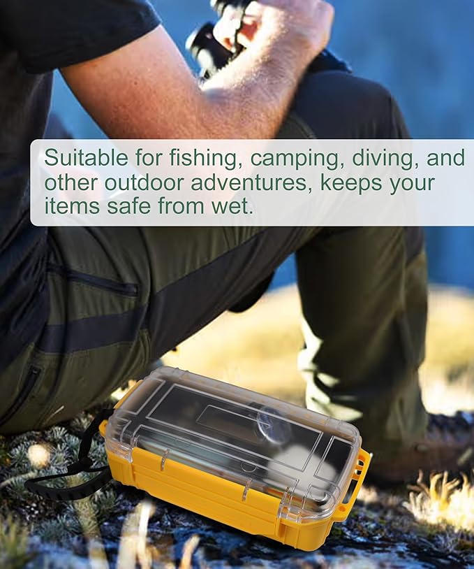 Waterproof Box Dry Box for Kayaking Boat Waterproof Storage Box, Water Tight Container Protective Case 8.5" L x 5" W x 2.8" H - Image 4