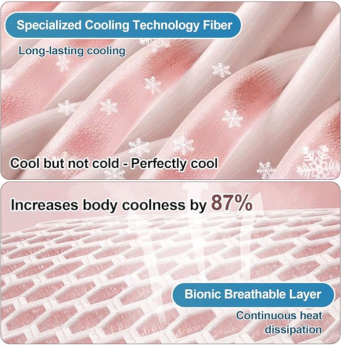 OTOB Cooling Dog Couch Cover Ice Silk Fiber, Washable & Non Slip Sofa Slipcovers Protector Mat, Soft Couch Cover Cooling Mat, Durable Pet Friendly Furniture Covers(Pink, 43"*94") - Image 8