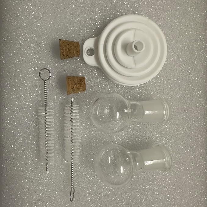 Handmade Glass Tube Cigar Humidor Accessories, Cigar Humidor Replacement,Glass Cigar Infusers Accessories for Fragrance Enhancement, Flavoring, Maintenance and Cleaning - Image 2