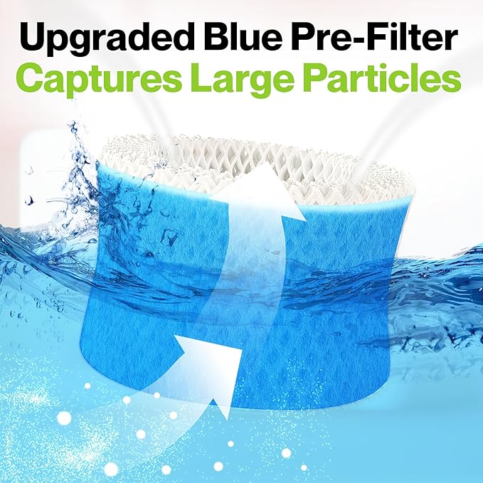 Durabasics 6 Pack of Premium Humidifier Filters Compatible with Honeywell Humidifier Filters HAC-504, HAC-504AW & Honeywell Filter A | Replacement for HCM 350 Cool Mist Humidifiers - Image 8