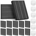 6000S Filter Replacement Compatible with LEVOIT Superior 6000S Smart Evaporative Humidifier, 12 Pack Wick Filters+ 6 Pack Top Fill Filters, Gray by Beckacher
