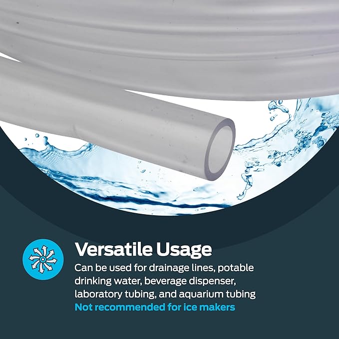 Eastman 3/8 Inch ID (1/2 Inch OD) PVC Clear Vinyl Tubing, 10 Foot Length, 98620 - Image 3
