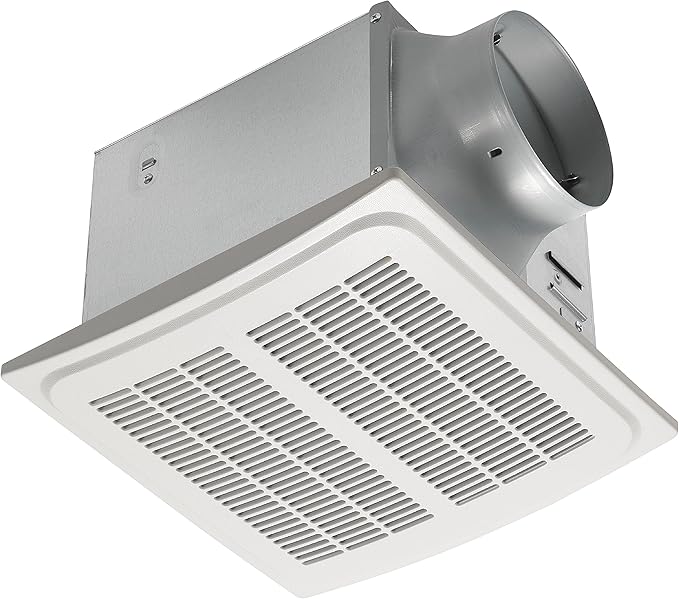 Homewerks 7136-02HW Bathroom Vent Fan with Automatic Humidity Sensor and Powerful Exhaust Ventilation Fan for Large Room 140 CFM Whisper Quiet 1.0 Sone Energy Star by HomewerksWorldwide