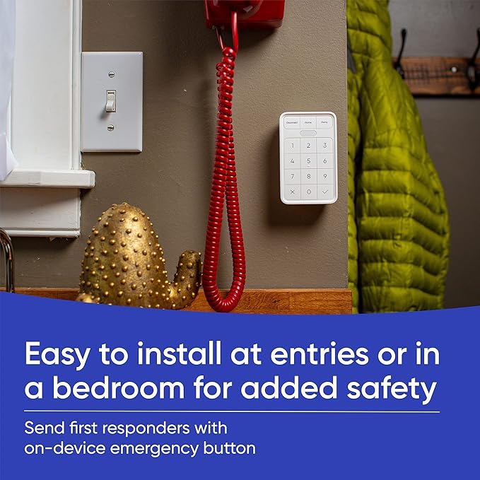 Wyze Home Security System Wireless Keypad,White - Image 3