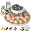 18 Egg Incubator with Automatic Egg Turning and Humidity Control, Incubators for Hatching Eggs, Incubator for Farm Science Classroom Home Chicken Duck by Onsju