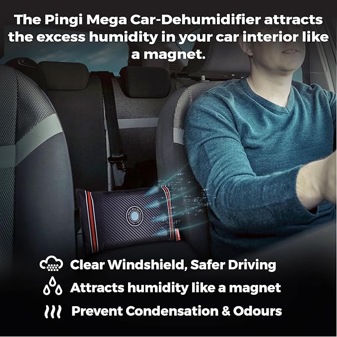 Car Dehumidifier Mega Pack - Absorbs Moisture & Condensation - 100% Leakproof - Reusable (2.2lbs/1kg) - Image 2