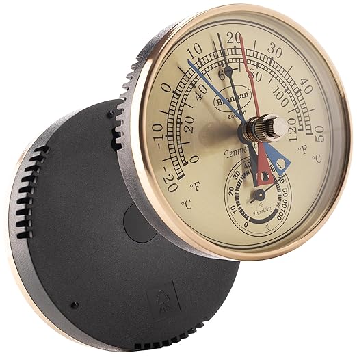 Brannan Max Min Thermometer and Hygrometer - Ideal Greenhouse Thermometer and Humidity Meter to Monitor Maximum and Minimum Temperatures and Humidity Easily Wall Mounted - Image 9